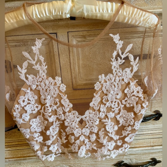 For Love & Lemons Luau Top S Ivory - Picture 2 of 11